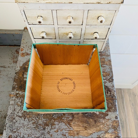 ♥️ Vintage ♥️ Pacific States Box & Basket Co. Berry Baskets x 6 - Picture 3 of 7